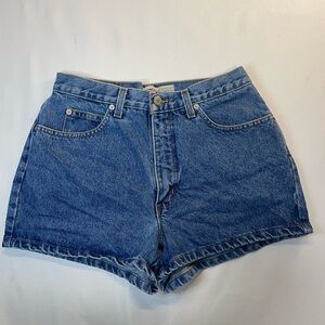 LONDONJEAN Blue High-Waisted Jean Shorts